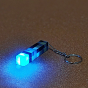 Llavero de antorcha iluminada de minecraft - Dressygt