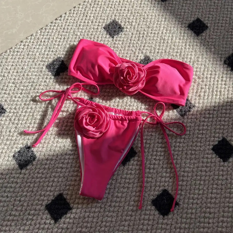 Bikini de rosa