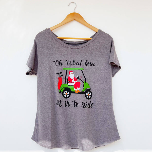 T-shirt navideña de Santa