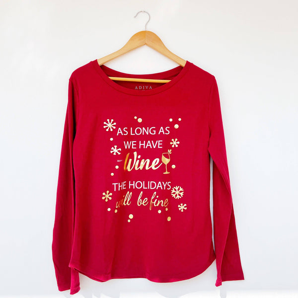 T-shirt con freces  navideñas