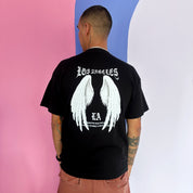 Camisa negra gráfica Oversize