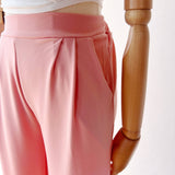 Pantalón flare de tela