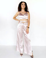 Conjunto de  pantalón palazzo y top