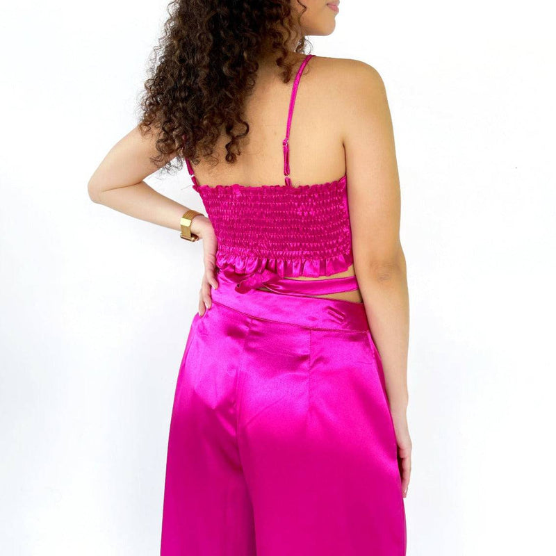 Conjunto de  pantalón palazzo y top
