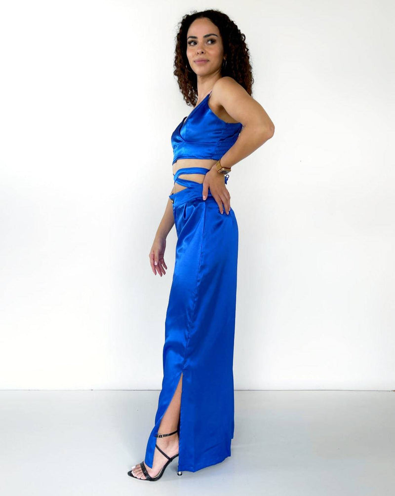 Conjunto de  pantalón palazzo y top