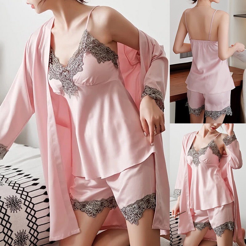 Conjunto de Pijama de seda
