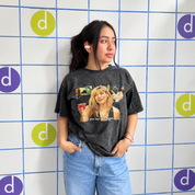 Tshirt con estampado retro