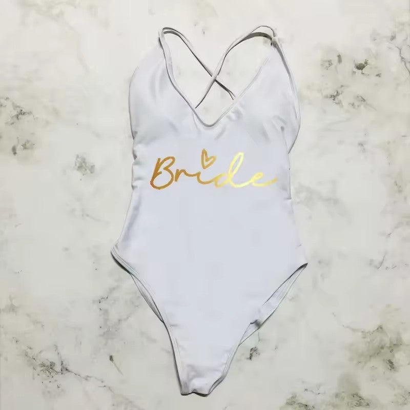 Traje de baño para despedida de soltera