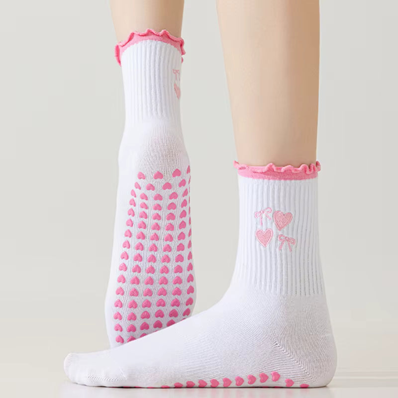 Calcetas antideslizantes con diseño bordado - Dressygt