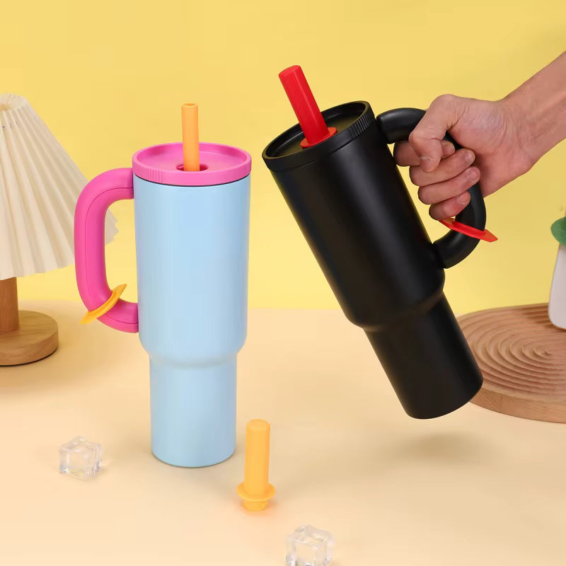 Termo grande con asa y pajilla - Dressygt