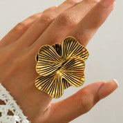 Anillo elegante de flor - Dressygt