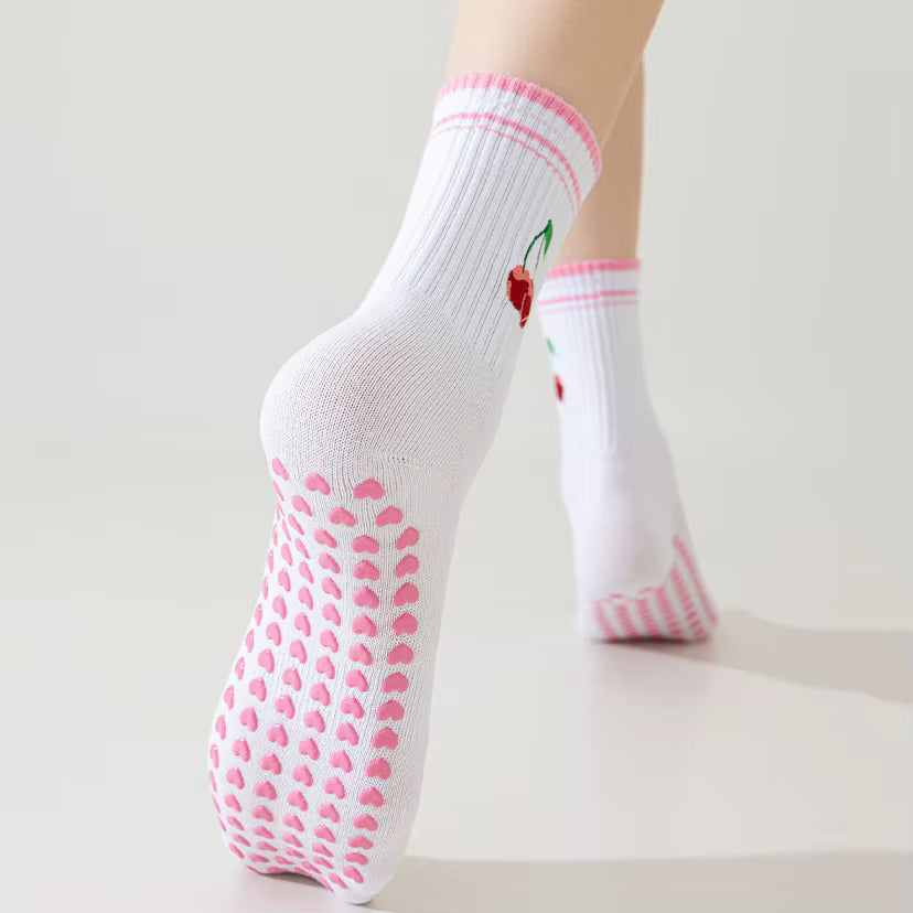 Calcetas antideslizantes con diseño bordado - Dressygt