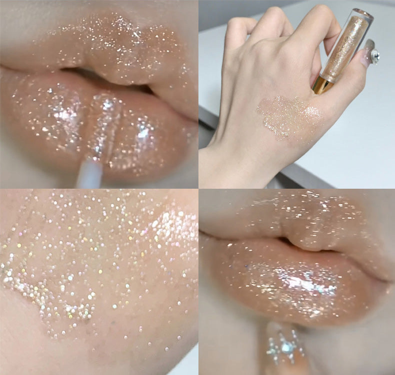 Lip gloss con glitter efecto cristal - Dressygt