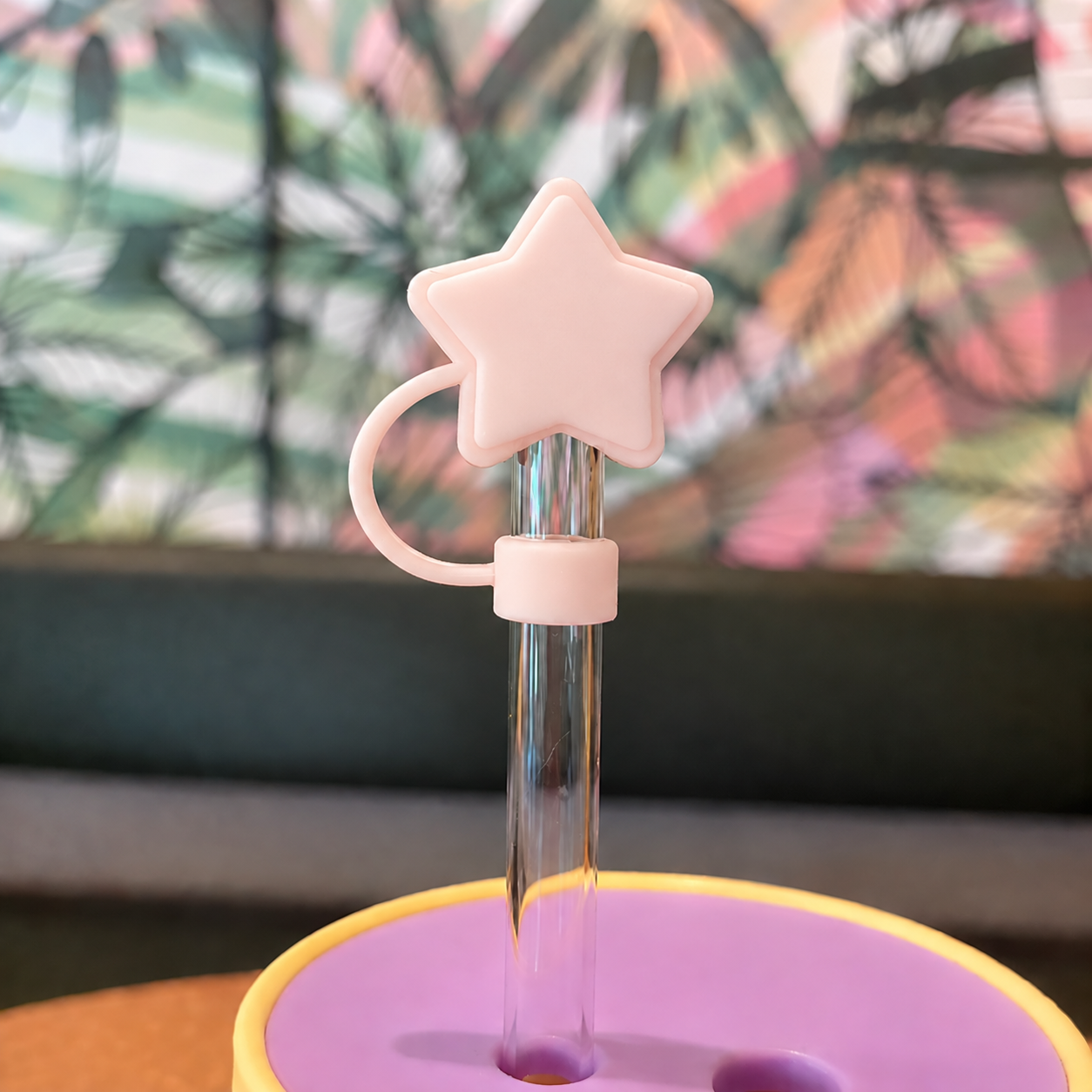 Protector de pajilla en forma de estrella