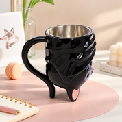 Taza con diseño de murciélago