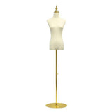 Maniquí clásico dorado