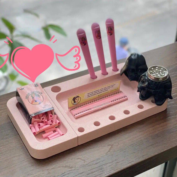 Organizador rosa para fumadores