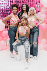Top fancy de corazones