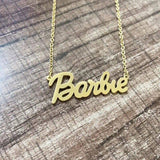 Cadena minimalista de BARBIE