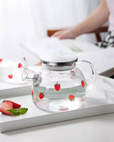 Set de tetera cute de fresas