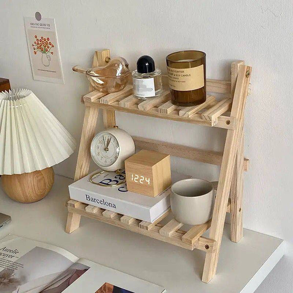 Estante decorativo de madera