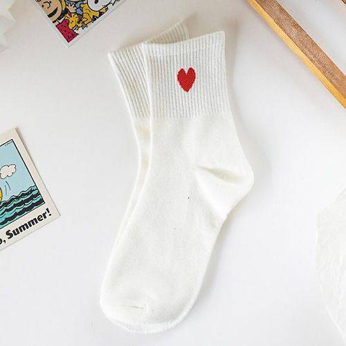 Calcetas minimalistas de corazón