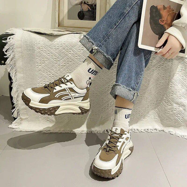 Zapatillas deportivas chunky café