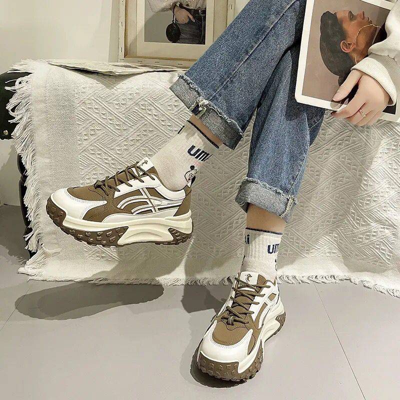 Zapatillas deportivas chunky café
