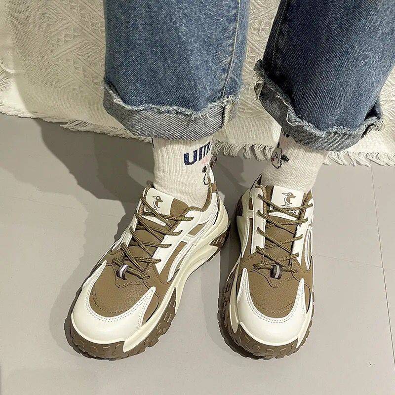 Zapatillas deportivas chunky café