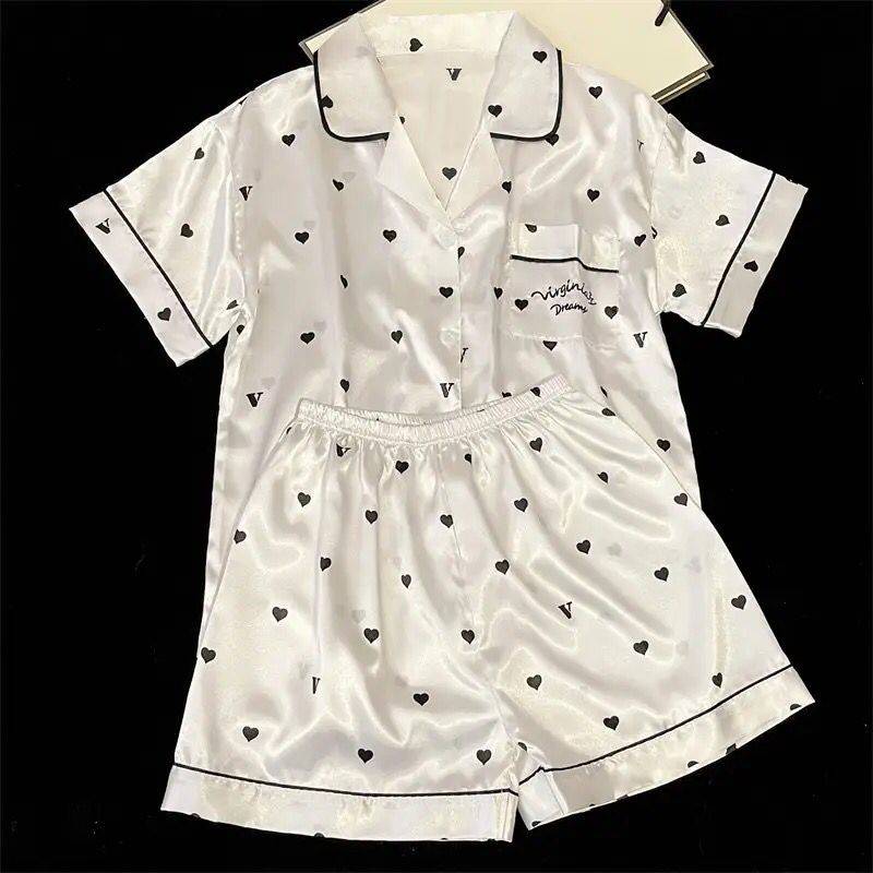 Conjunto de pijama de seda