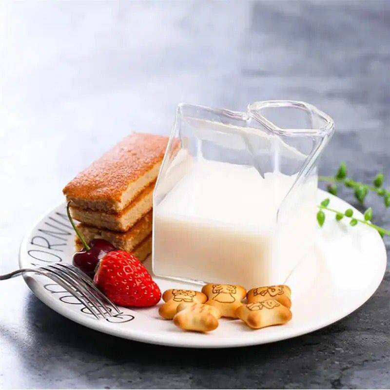 Milk Glass Carton Cup