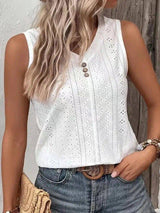 Blusa classy sin mangas