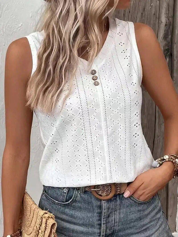 Blusa classy sin mangas