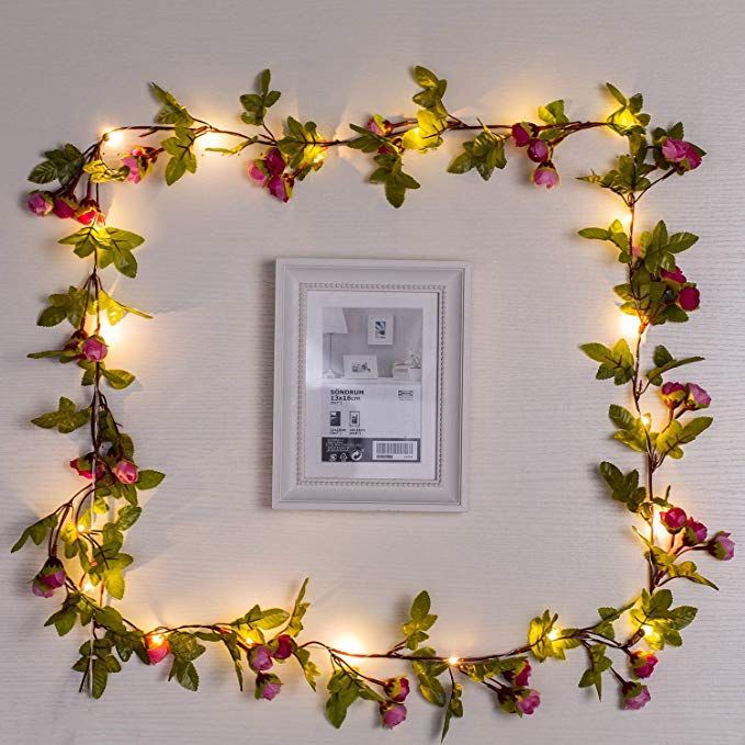 Tiras de luces decorativas con forma de flor