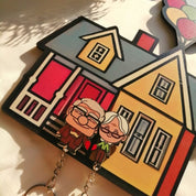 Llaveros pareja casa Up - Dressygt