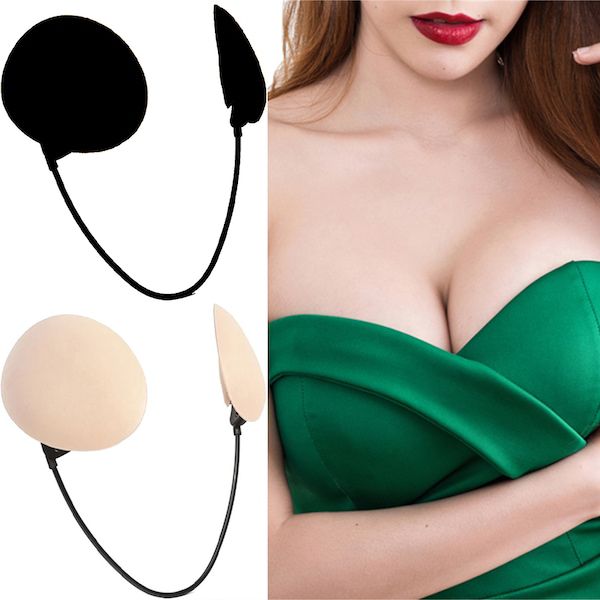 Push up bra invisible con efecto realce ajustable