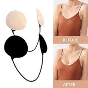 Push up bra invisible con efecto realce ajustable