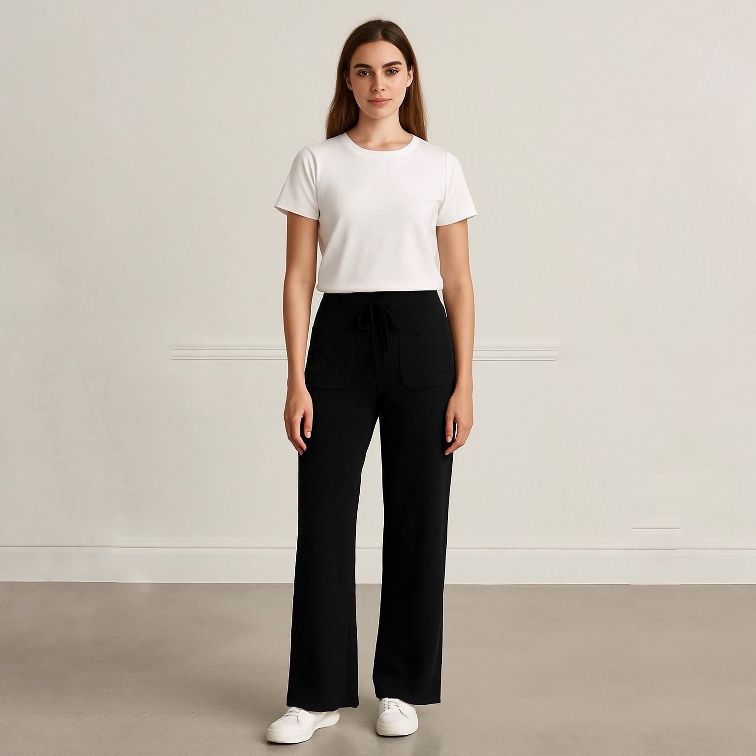Pantalón unitalla con bolsillos