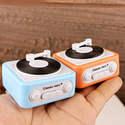 Mini bocina/grabadora retro portátil