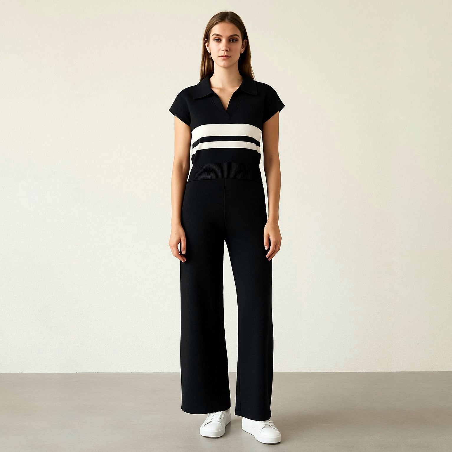 Conjunto casual knit para mujer - Dressygt