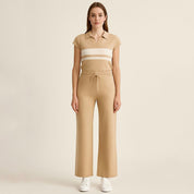 Conjunto casual knit para mujer