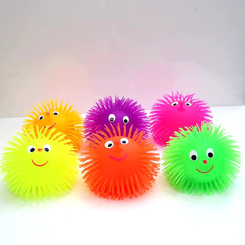 Pelota erizo suave con luz - Dressygt