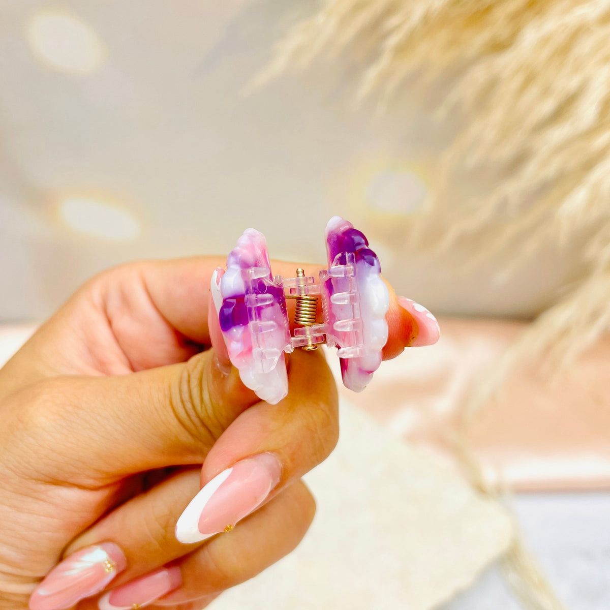 Mini gancho en forma de concha