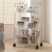 Carrito organizador transparente de 3 niveles - Dressygt