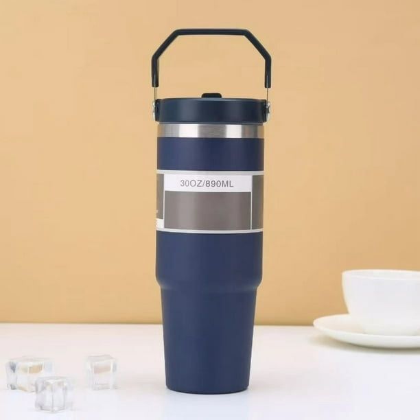 Termo de acero inoxidable con agarrador