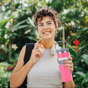 Termo de acero inoxidable con agarrador