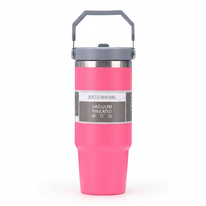 Termo de acero inoxidable con agarrador