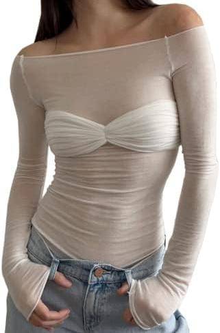 Blusa sexy semitransparente - Dressygt