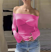 Blusa sexy semitransparente - Dressygt