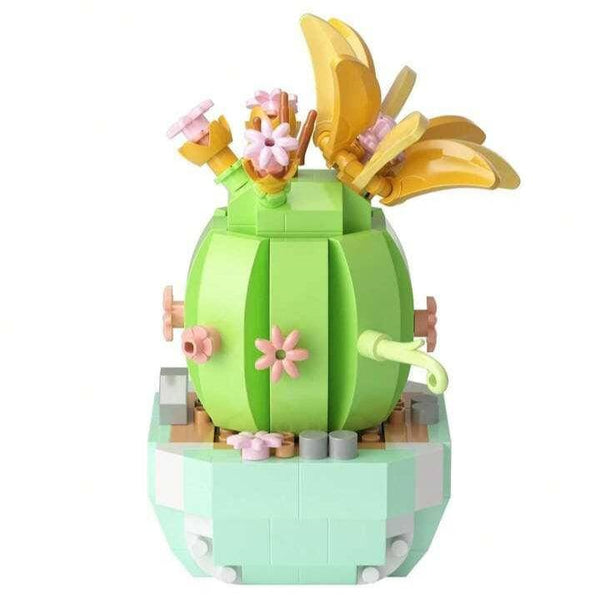 Bloques de construcción con diseño de flores